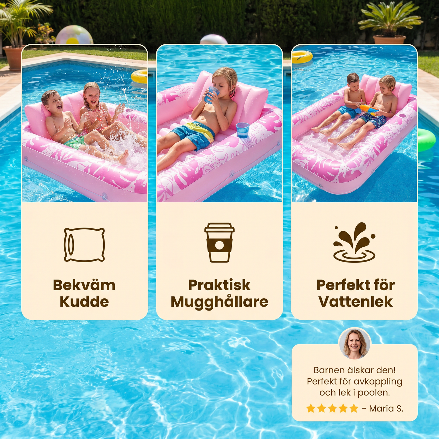 Uppblåsbar Loungesäng